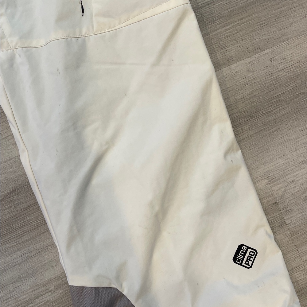 Salomon Cream and Gray Outdoor Snow Pants Size Medium - Picture 4 of 5